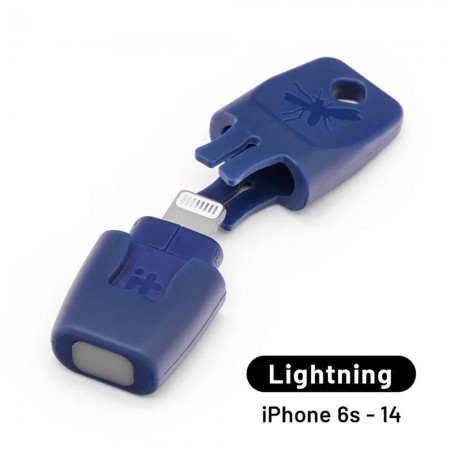 德國製heat it | 藍精靈魔法止癢器 免擦藥 癢癢掰掰 (適用 iPhone 6s - 14 Lightning 接頭)