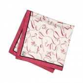 日本Wpc. W116-422 粉緞織情 緞面絲巾  綁包包/冷氣房擋風兩用